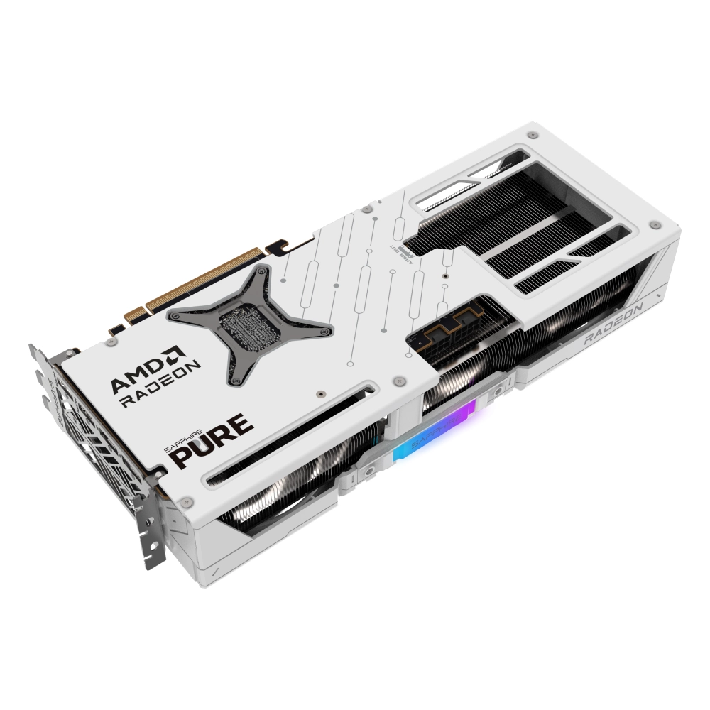 Sapphire Graphic Card Pure RX 9070 16GB GDDR6 OC Triple Fan view 4